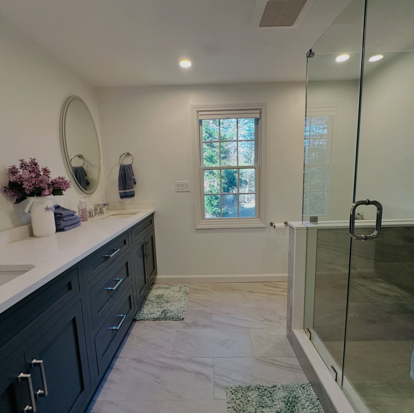 C&K Contracting bathroom remodeling project